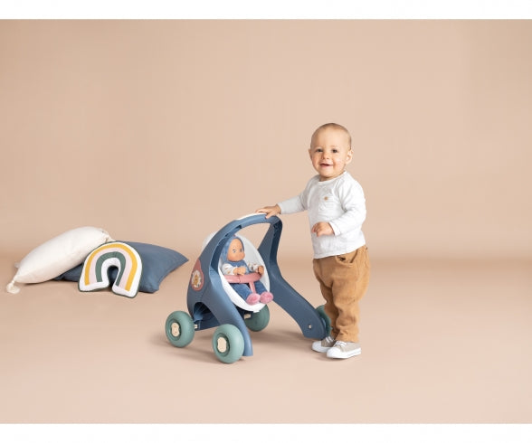 SMOBY Little Smoby Baby Walker 3 in 1 + Baby Doll