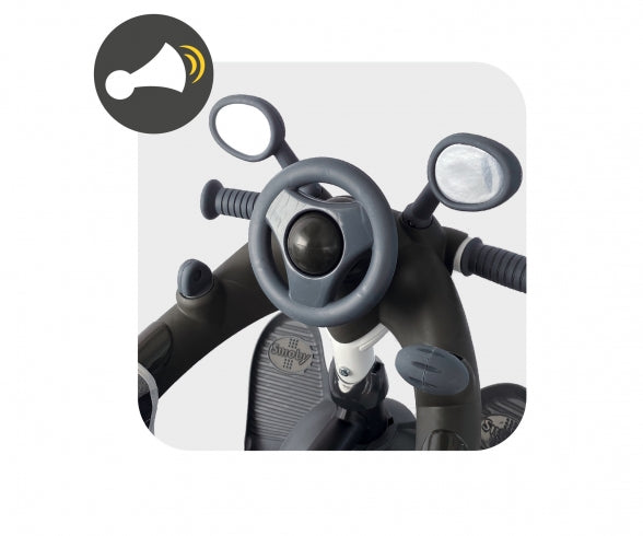 SMOBY Smoby Tricycle Baby Driver Plus Grey