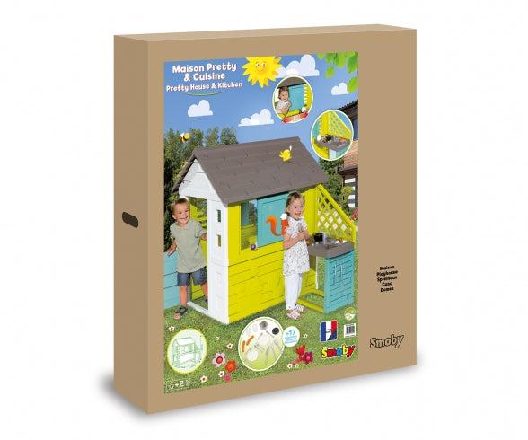 SMOBY Smoby Playhouse pretty house with summerkitche