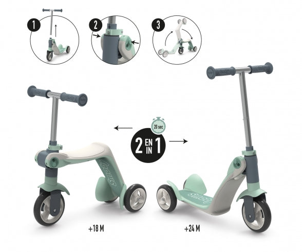 SMOBY Smoby REVERSIBLE 2 IN 1 SCOOTER