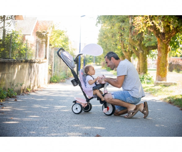 SMOBY TRICYCLE BABY DRIVER PLUS PINK