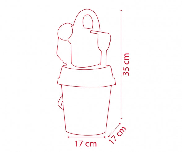 SMOBY Cars Medium Garnished Bucket