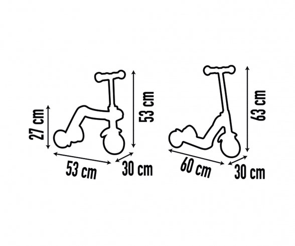 SMOBY Smoby REVERSIBLE 2 IN 1 SCOOTER