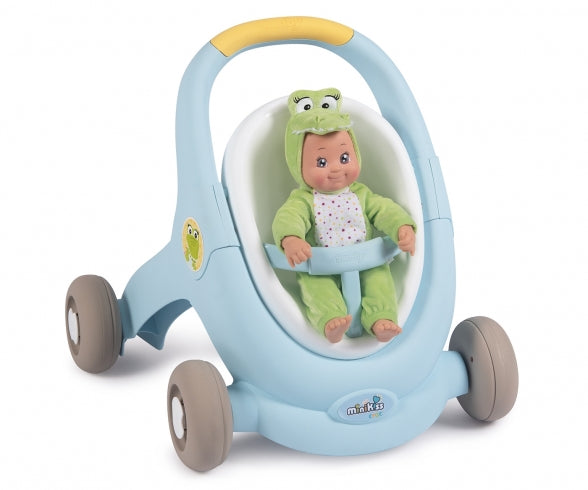 SMOBY Minikiss 3 In 1 Croc Baby Walker