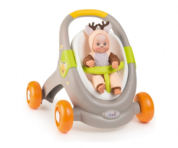 SMOBY Minikiss 3 In 1 Animal Baby Walker