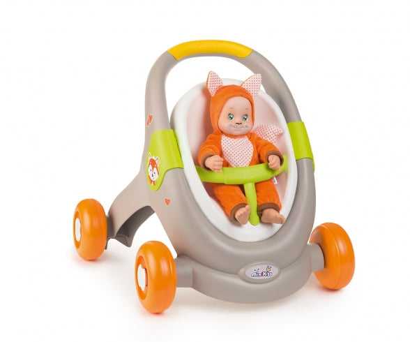 SMOBY Minikiss 3 In 1 Animal Baby Walker