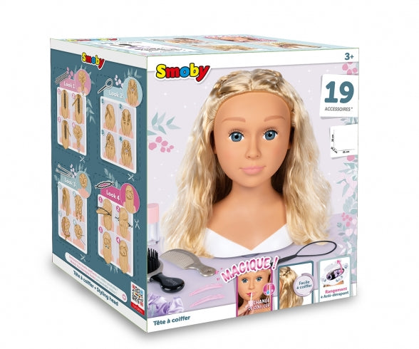 SMOBY My Beauty Blonde Styling Head
