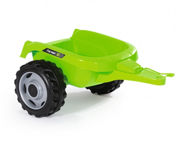 SMOBY Farmer Xl Green Tractor + Trailer