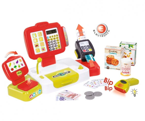 SMOBY Large Red Cash Register