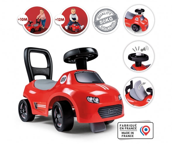 SMOBY Auto Ride-On Red