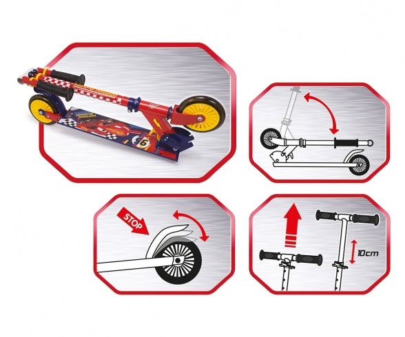 SMOBY CARS 2W FOLDABLE SCOOTER
