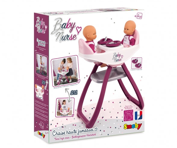 SMOBY BN Twin Highchair