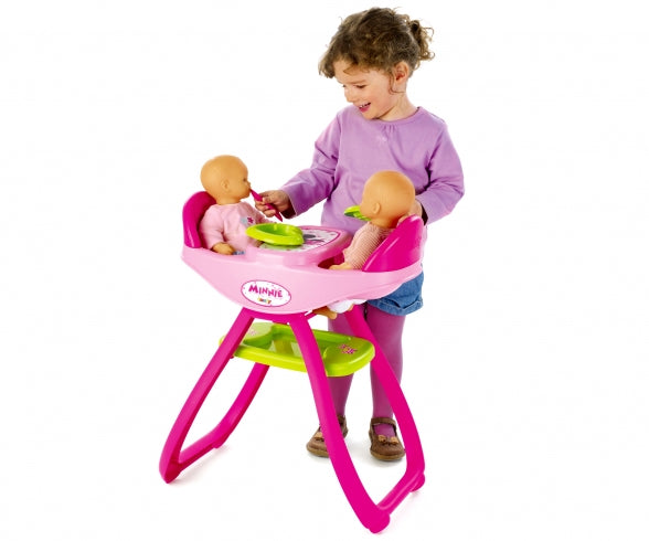 SMOBY MINNIE TWIN HIGH CHAIR