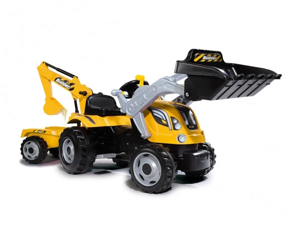 SMOBY Builder Max Tractor + Trailer