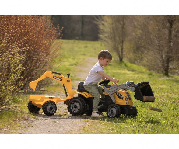 SMOBY Smoby Builder Max tractor + trailer