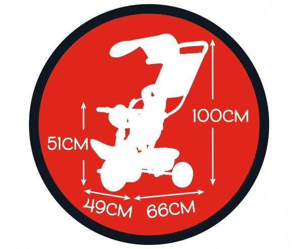 SMOBY Smoby Mickey Tricycle Baby Balade Plus